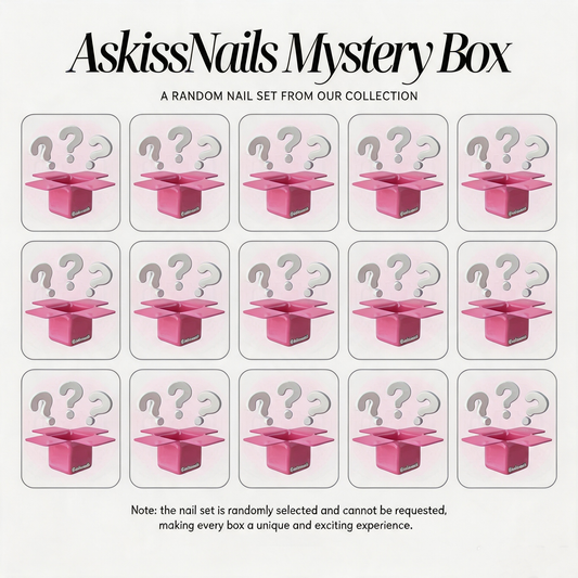 ASKISS Mystery Box Press-On Nails  – 15 sets a bundle