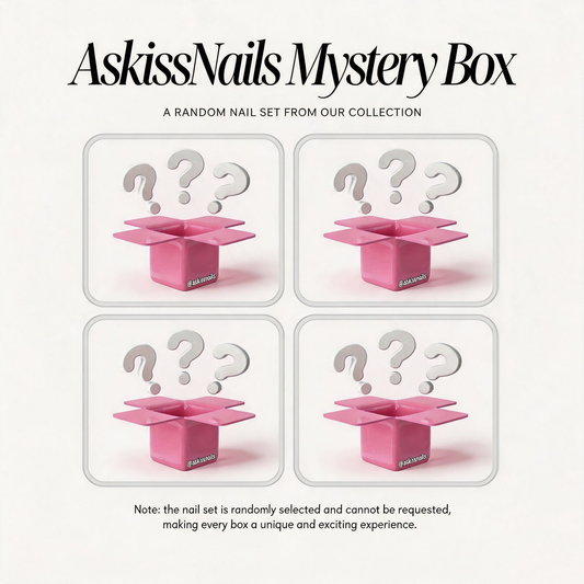 ASKISS Mystery Box Press-On Nails  – 4 sets a bundle